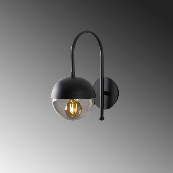 Opviq Karsor - 3303 Lámpara de pared Negro y humo Opviq Karsor - 3303 Lámpara de pared Negro y humo